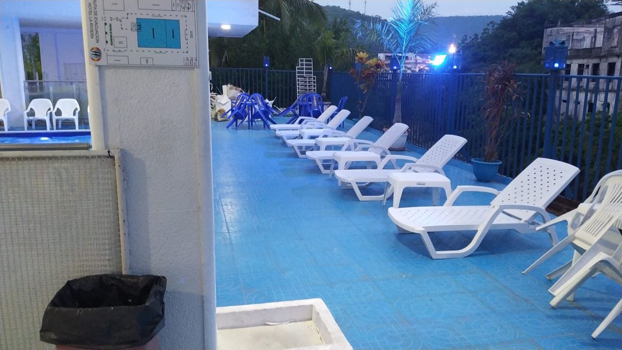 Asoleadoras en la terraza
